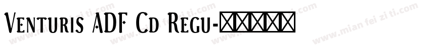 Venturis ADF Cd Regu字体转换